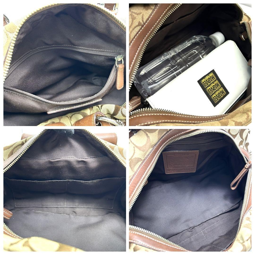 極美品Coach Soho Signature Mini Boston Bag COACH Soho Signature