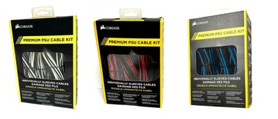 CORSAIR Individually Sleeved PSU Cable Kit Starter Pack Type 4 Gen 4 *PickColor*