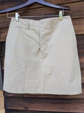 Ralph Lauren Classics Vtg Y2K 90s Khaki Cotton Skirt 12 Preppy Classic Safari