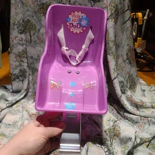 Ride Along Dolly Doll Bicycle Seat Pink For 18 inch Dolls