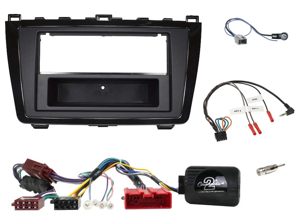 JVC DAB Lenkrad Bluetooth USB Autoradio für Mazda 6 10-12 Klavierlack aktiv - Bild 3 von 4