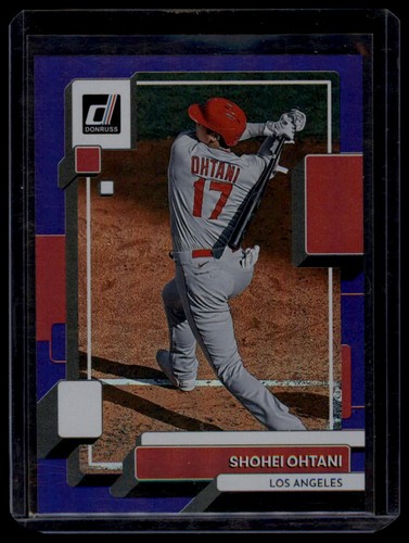 2022 Donruss #147 Shohei Ohtani Holo Purple