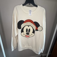 Official Disney Holiday Sweatshirt XL. Mickey Mouse. Christmas Sweater