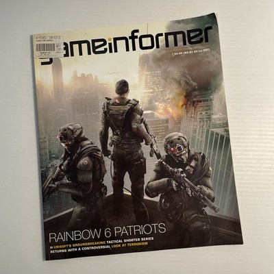 Game Informer Issue 224 December 2011 Magazine Book. Rainbow 6 Patriots.
