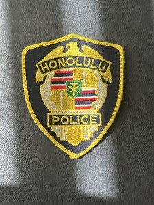 Vintage Honolulu Hawaii Police Department 1970's-80's Shoulder Patch