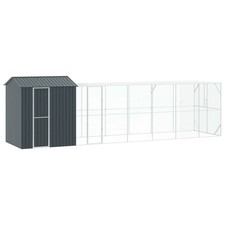 Image of Bird Cage Anthracite 824 x 208 x 247 cm Galvanised Steel vidaXL