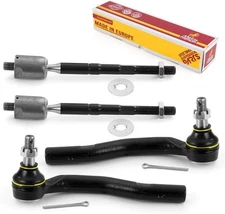 Metrix Premium Chassis Parts - 4 PC Inner & Outer Tie Rod End Kit Fits 2007-2012