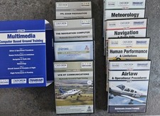 10 PPL Multimedia Computer Based Ground Training Dvds. Set of 6 + 4 extra discs