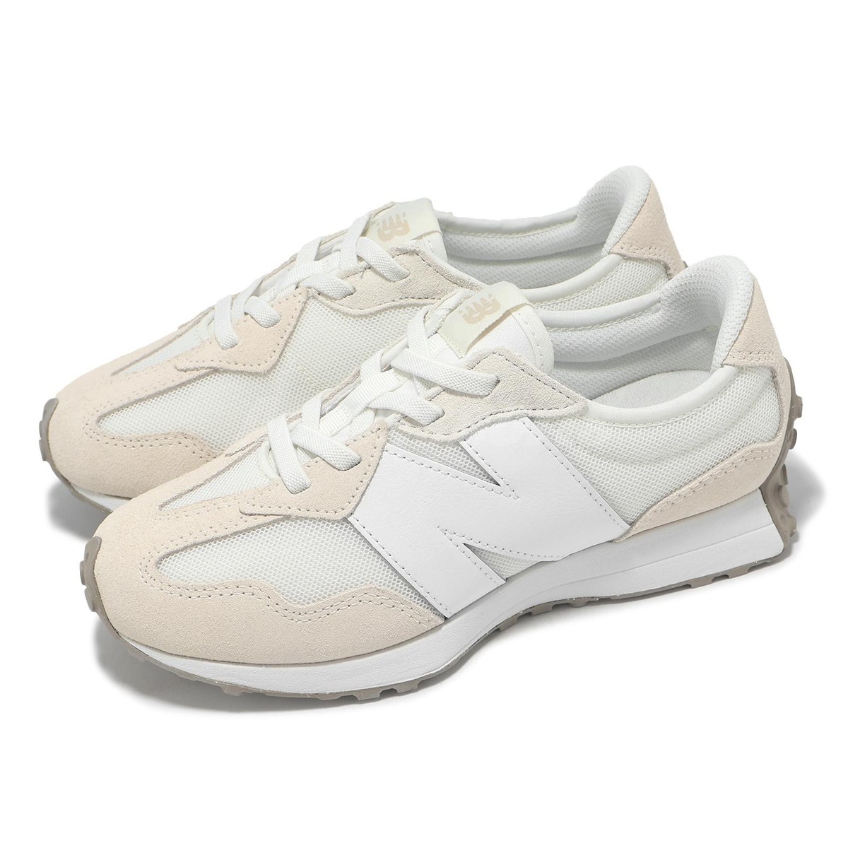 New Balance 327 Wide NB White Sea Salt Kids Preschool Casual Shoes