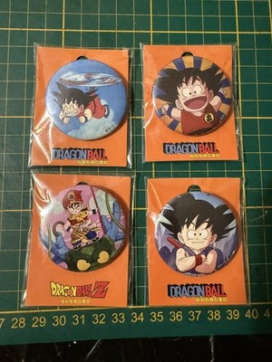 new unopened DRAGON BALL Z Button Pin Back Lot x4 DRAGON BALL Son Gohan Goku