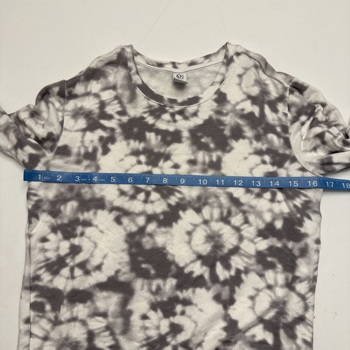 ATHLETA GIRL Rest Day Printed Crewneck Sweatshirt Gray Tie-dye XL/14 Soft Comfy - Picture 6 of 9