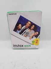 Fujifilm INSTAX Wide Instant Film Twin Pack White New Open Box