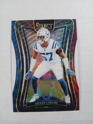 2024 Panini Select - Suite Level Jaylon Carlies #316 Tri-Color Prizm /149 (RC)