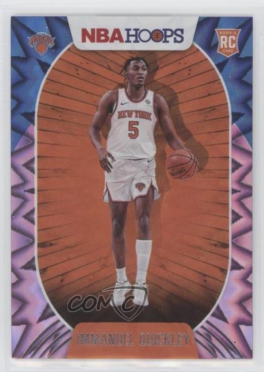 2020-21 Panini NBA Hoops Purple Explosion Immanuel Quickley #249 1u6