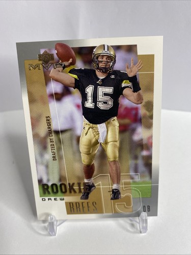Drew Brees #287 2001 Upper Deck MVP card