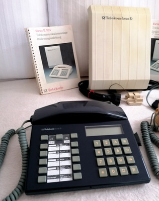 Analoge Systemtelefonanlage Focus E 103 Post 2 Systel Mod. 13 Bed./Montage/Progr