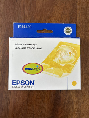 Genuine Epson T044120 Yellow Ink (2004 2011)   T0441   For C64 C66 C84 C86