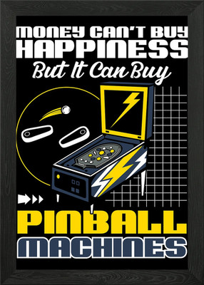 Flipping Pinball Geschenk gerahmtes Wandbild Poster Leinwanddruck Bild