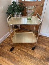 Vintage Drinks Trolley Gold