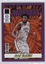 2023-24 Panini Donruss Net Marvels Purple Press Proof Joel Embiid #2 0v2h