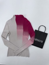 Giorgio Armani Damenpullover Burgunderrot Far...