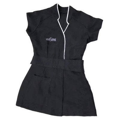 LEVISSIME Black Kimono / Arbeitskimono schwarz