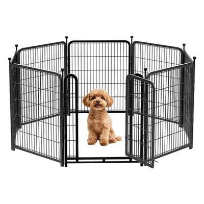 #ad #ad Garden Fencing 36 Inch High 8 Panels Total 17.7 Ft L Wide Door Low Threshol... $203.76