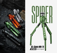 Leofoto MT-03 Mini Spider Folding Tabletop Tripod Kit w MBH-20 Ballhead-4 Colors