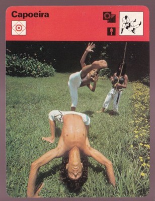 CAPOEIRA Martial Arts Discipline School of Samba 1978 UK SPORTSCASTER CARD 30-23