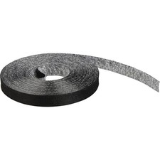 Rip-Tie RipWrap Non Adhesive Tape, 1/2"x30' Roll, Continuous, Black