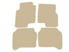 Velour Automatten für Smart Forfour 2004-2006, Beige x14 Rand