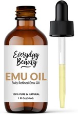 Pure Australian Emu Oil - All Natural 6X Refined for 1 Fl Oz Pack of 1 