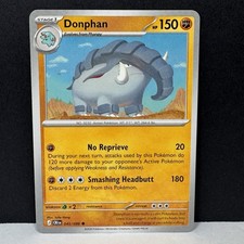 Pokémon TCG Donphan Chaos Rising Comon 045/086 NM