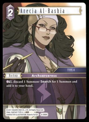 Arecia Al-Rashia 6-086H Opus VI NM Final Fantasy TCG