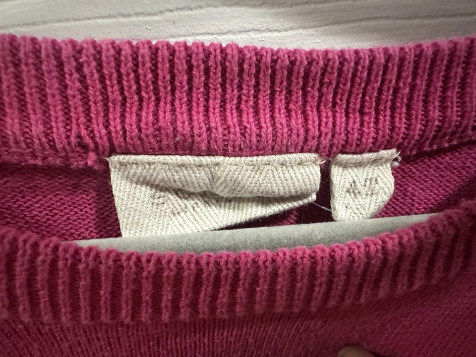 Vestido Suéter Rosa Niñas Talla 4T Diseño Cachorro Usado Frenchie Foto 4 de 4