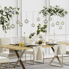 Over The Table Rod Stand with Clamps White 13"-42'' Tall 29"-98" Length Adjus...