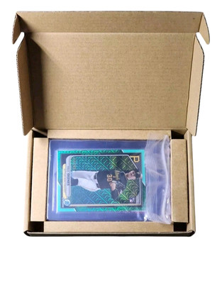 psa graded card shipping box DEDC Grading Submission Kit, Card Grading Kit Mailing Kit for PSA, CGC, SGC Trading Card- 25 Semi Rigid Card Holders, 50 Card Sleeves, 1 Shipping Label + 1 rigid card holders that fit all standard sized trading cards and some over Card Grading Submission Kit for