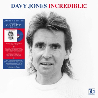 Davy Jones Incredible! (Vinyl) Limited  12'' Album Coloured Vinyl (UK IMPORT)