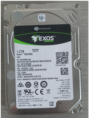Seagate Exos 10E2400 2,5 Zoll 1,2TB Interne Festplatte (ST1200MM0129)