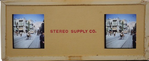 Aleppo Syria street scene - 1950s Stereo Realist 3D Slide #1150 - Picture 3 of 3