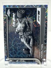 LEWIS HAMILTON 2025 TOPPS CHROME F1 BLACK WHITE LAZER REFRACTOR Q4193
