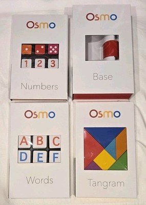 Osmo Genius Starter Kit Base Numbers Words Tangram STEM Complete Set Full Kit