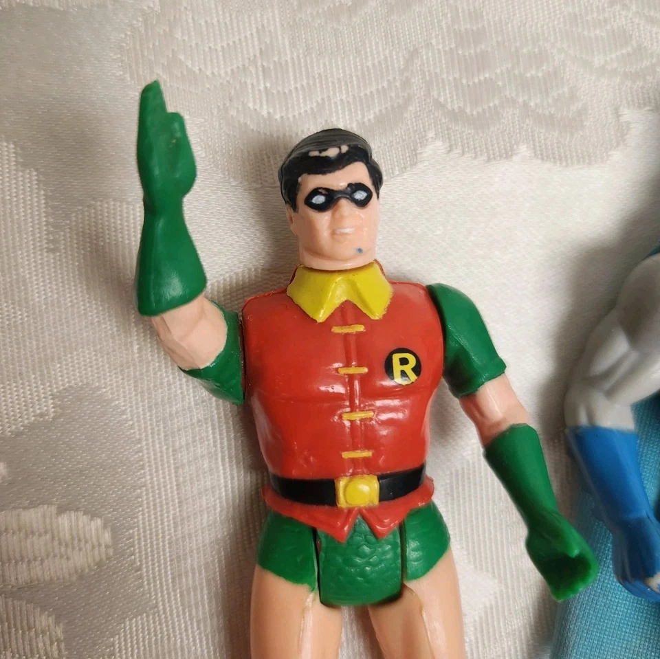 蝙蝠侠与罗宾 1984 年超级大国 DC 漫画 肯纳 动作人偶 复古 — 第 2/4 张图片