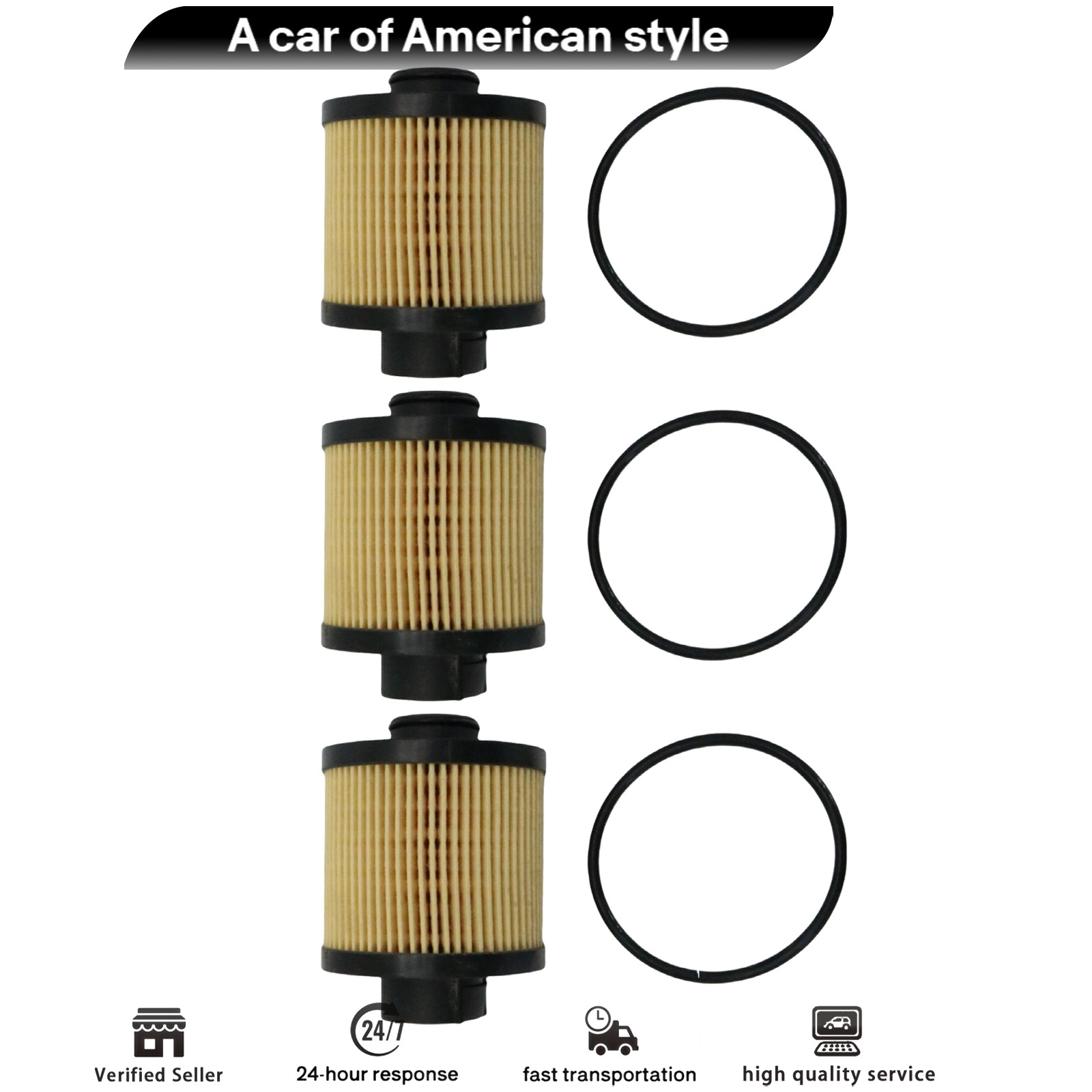 3X Oil Filter For Lamborghini Gallardo Spyder Coupe Superleggera SE Base Nera