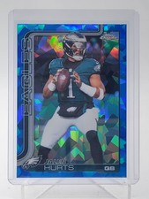 JALEN HURTS 2025 TOPPS CHROME SAPPHIRE REFRACTOR PHILADELPHIA EAGLES #247 Q6383