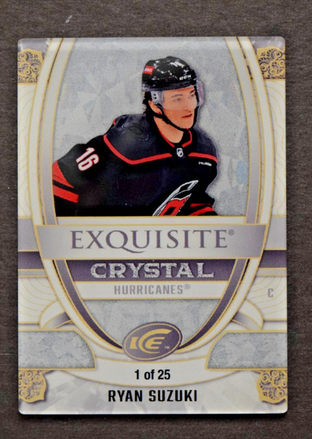 2025-26 Upper Deck Ice Exquisite Crystals Rookie Ryan Suzuki 1 of 25 (EC-14)
