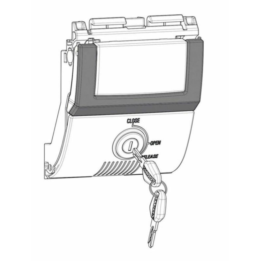 Lock for Trunk SHAD sh48 Grey Titanium for Moto Spare Parts Accessories Pieces