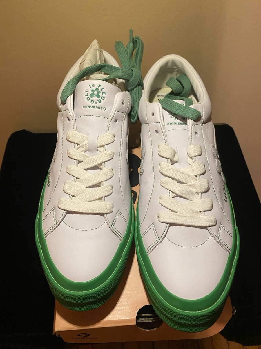 Size 12 - Golf Le Fleur x Converse One Star Ox Kelly Green for