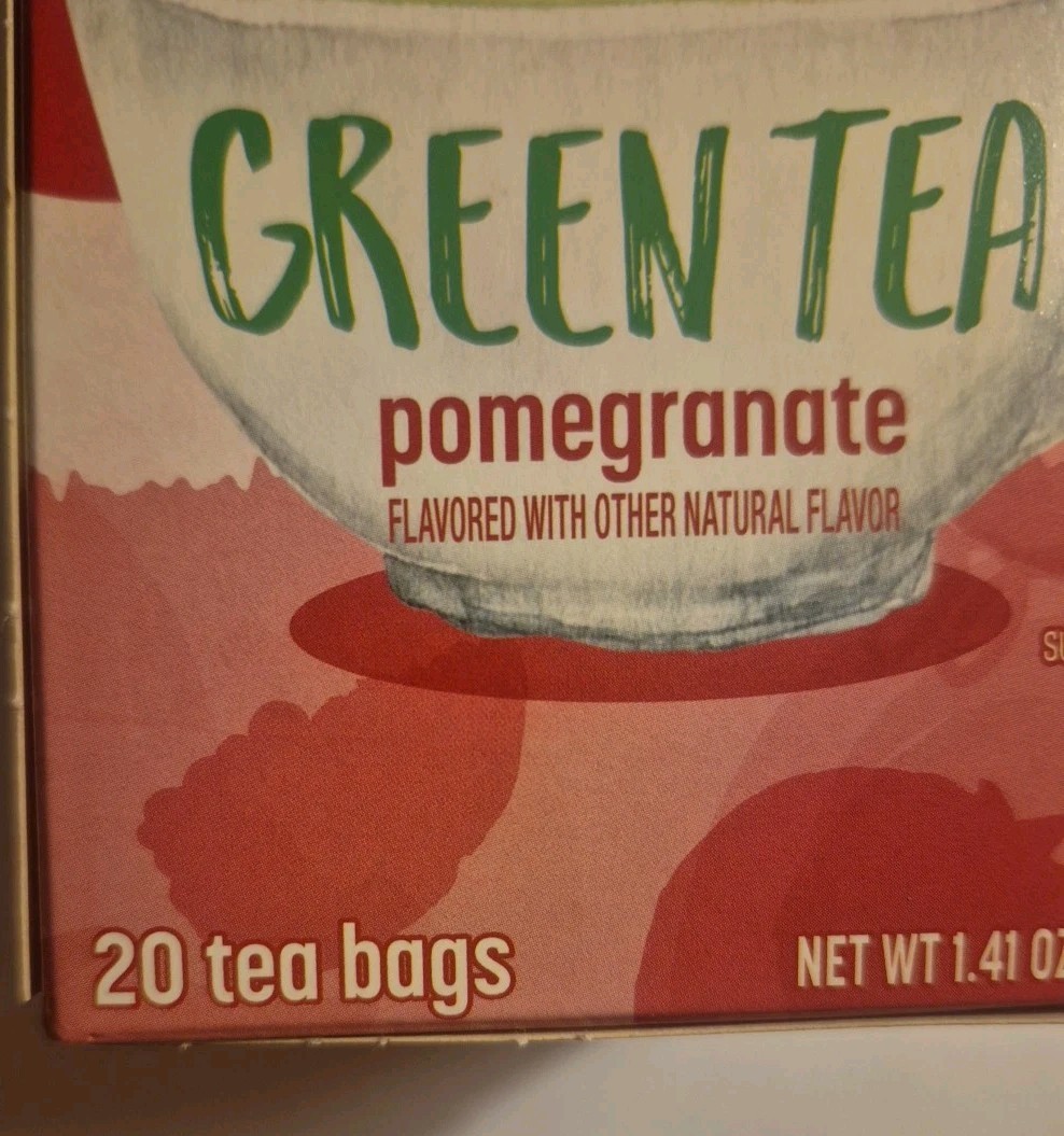 green tea pomegranate~20 tea bags