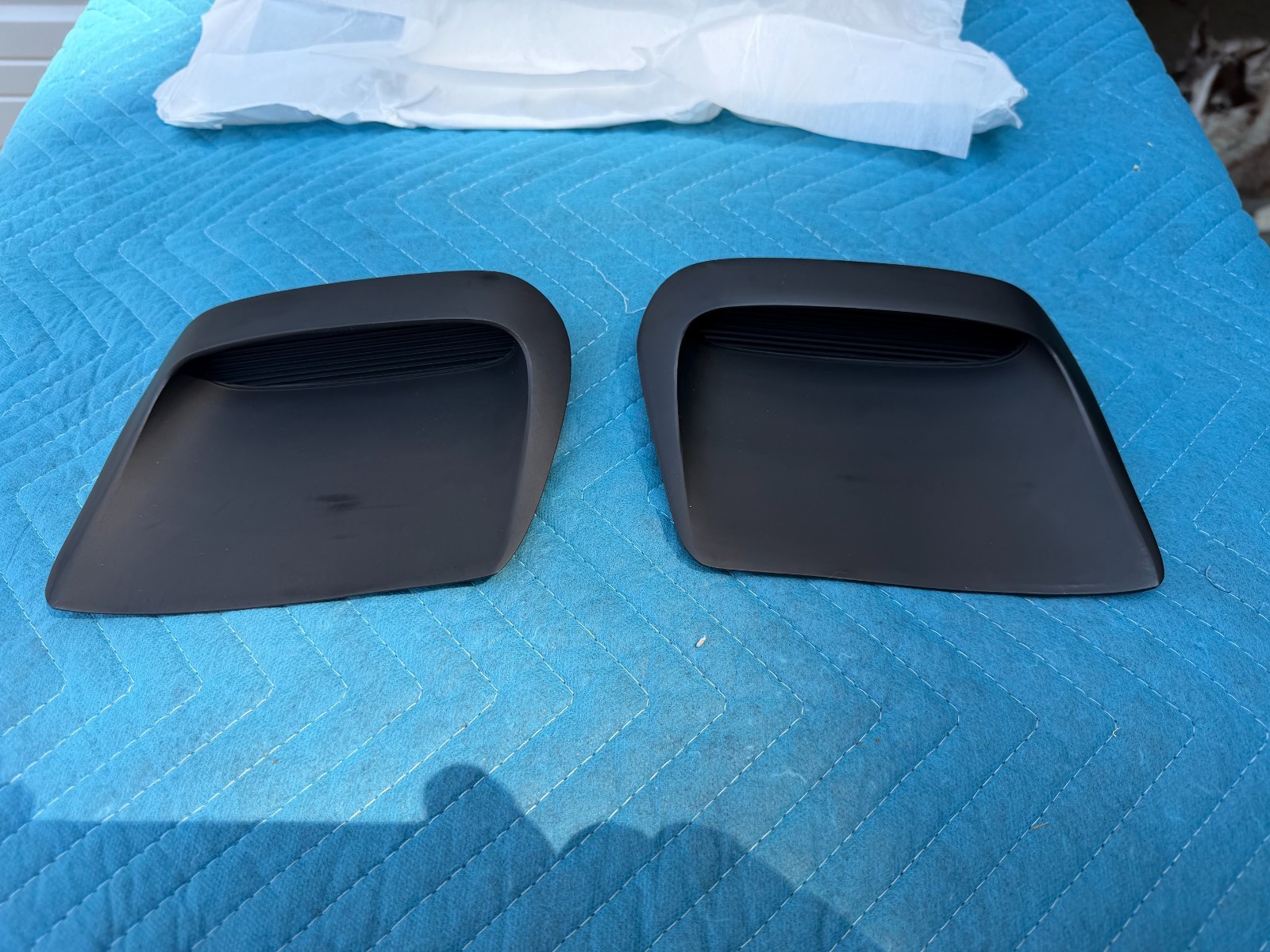 1967-69 Firebird 400; Hood Inserts; Closed Vent Style; Pair